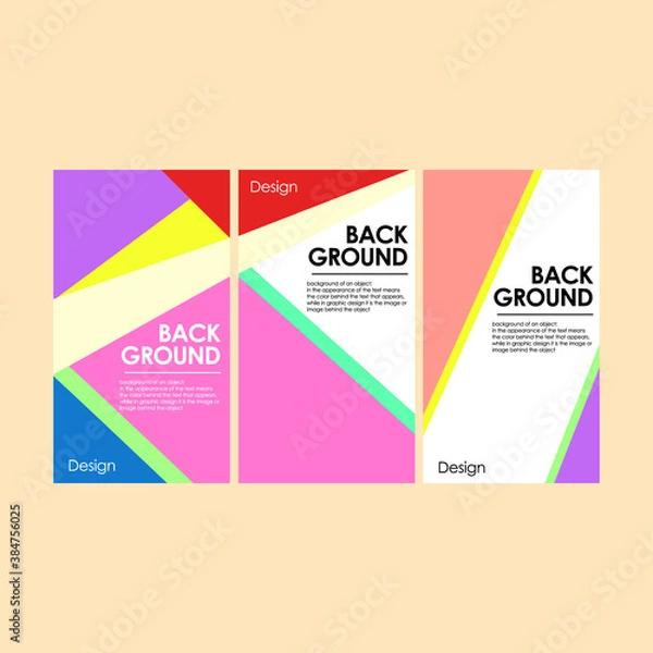 Obraz modern design template