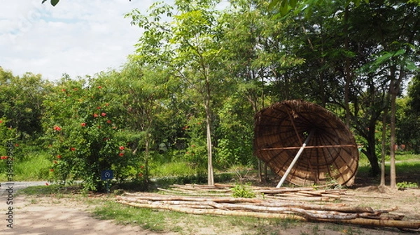 Fototapeta Cambodia Phnom Penh－August 2, 2016: Dark history in Killing Field and Toul Sleng Genocide Museum (S21) in Phnom Penh. The bloody days of executed around 20,000 victims.