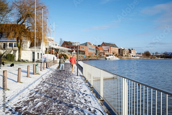 Obraz Ostfriesische Landschaft, Stadt Leer