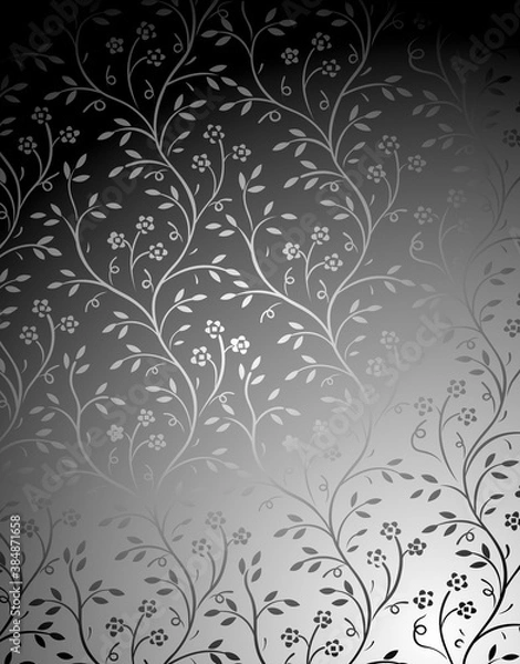 Fototapeta 植物柄のパターン