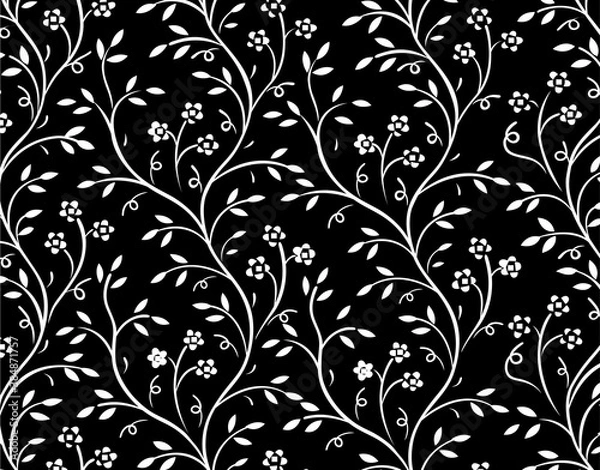 Obraz 植物柄のパターン