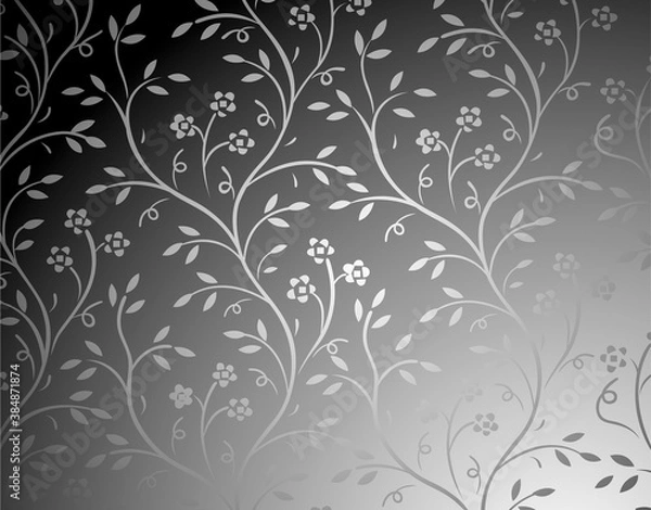 Fototapeta 植物柄のパターン