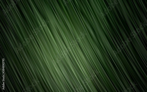 Fototapeta Dark Green vector pattern with lava shapes.