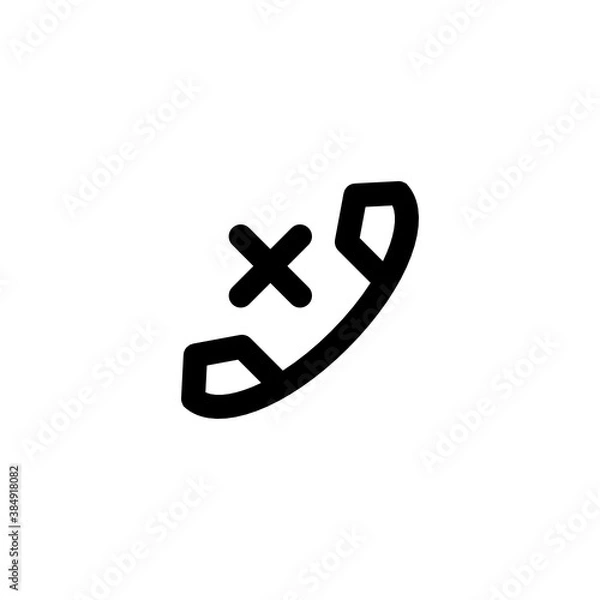 Obraz phone disable icon symbol