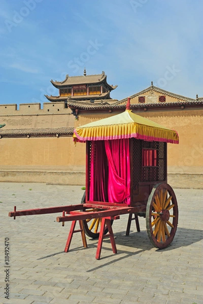 Obraz Tradycyjny chiński powóz