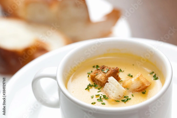 Obraz スープとパン