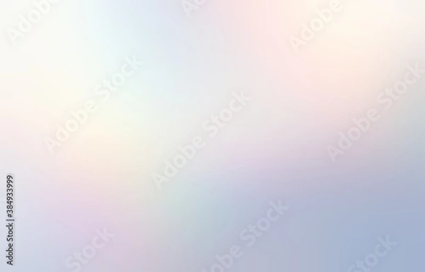 Fototapeta Holographic pastel defocus stripes pattern. Wonderful rainbow gradient light empty background. Luxury polished texture.