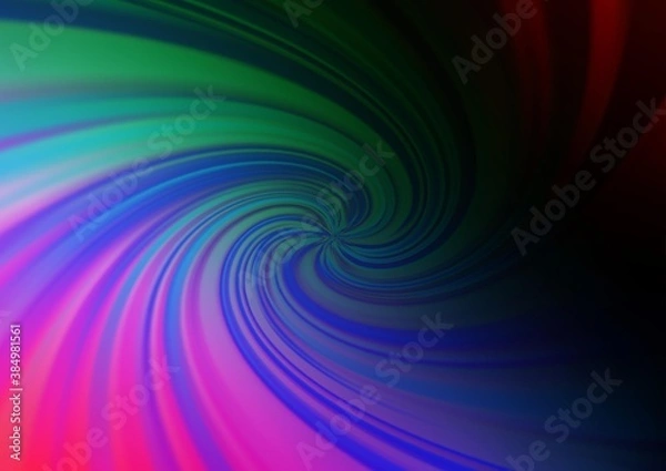 Fototapeta Dark Multicolor, Rainbow vector abstract bright template.
