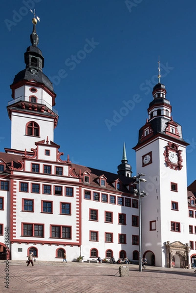 Obraz Chemnitz - Altes Rathaus und Hoher Turm
