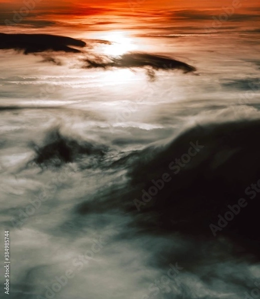 Obraz Horizonte con nubes.