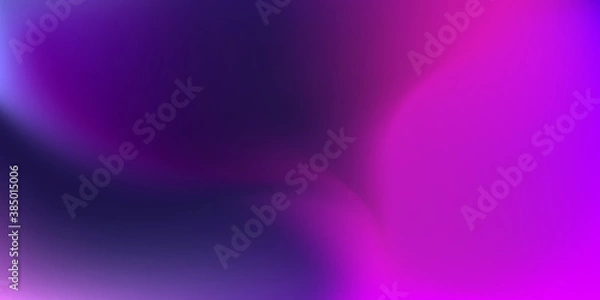 Obraz Beautiful magenta and purple gradient background. Abstract Blurred pink violet colorful backdrop. Vector illustration for your graphic design, banner, poster, card or website