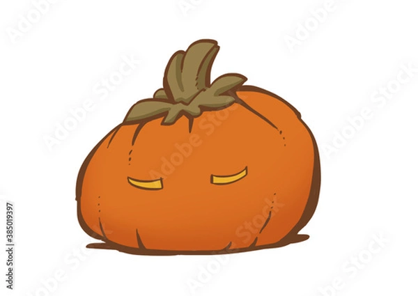 Fototapeta pumpkin isolated on white background