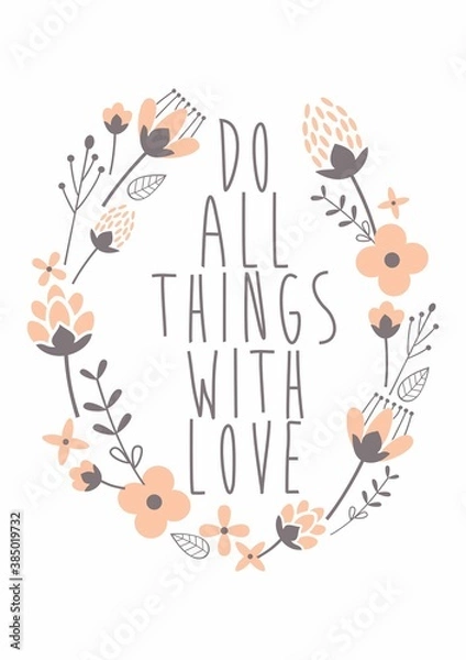 Fototapeta hand drawn illustration