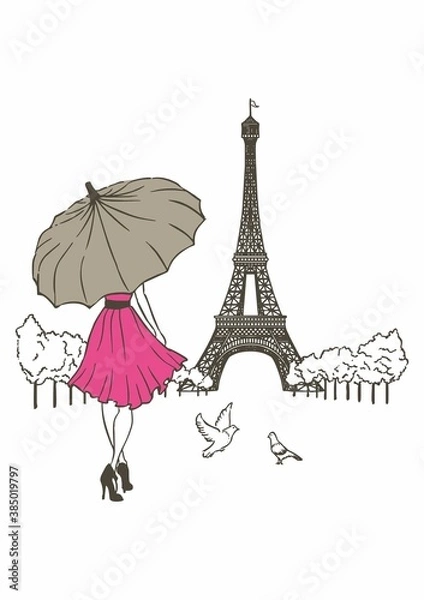 Fototapeta eiffel tower