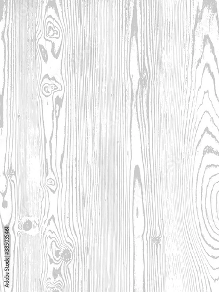 Fototapeta Vector wood texture. Natural material on white background.