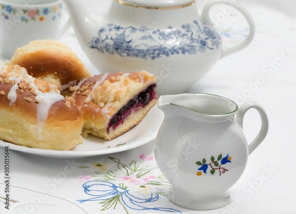 Obraz blueberry, food, coffee