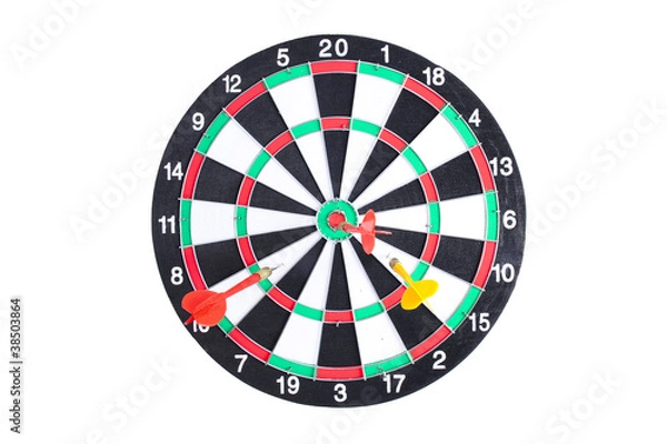 Obraz dart and dartboard