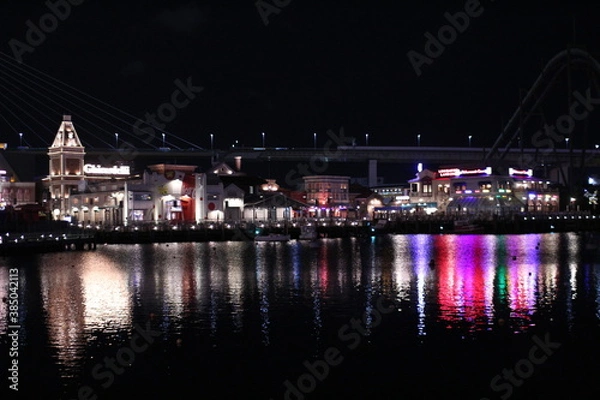 Fototapeta 夜のUSJ