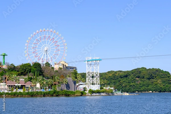 Obraz 浜名湖パルパルからのロープウェイ