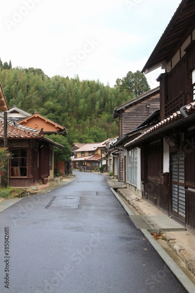 Fototapeta 石見銀山の町並