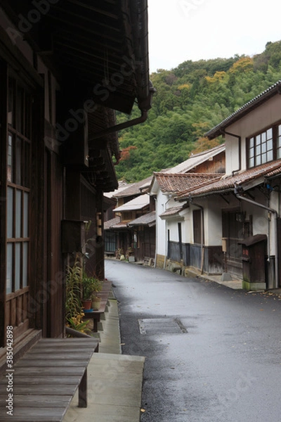 Fototapeta 石見銀山の町並