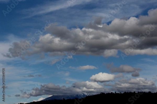 Fototapeta clouds over the sky