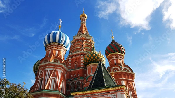 Obraz St. Basil's Cathedral view from below