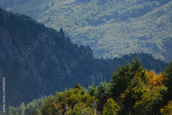 Fototapeta mountains in the morning