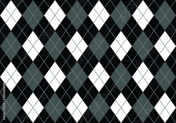 Obraz seamless vector argyle pattern background	