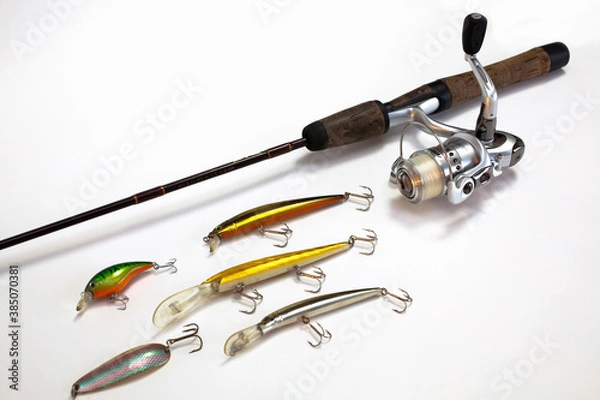 Fototapeta ルアーフィッシング道具