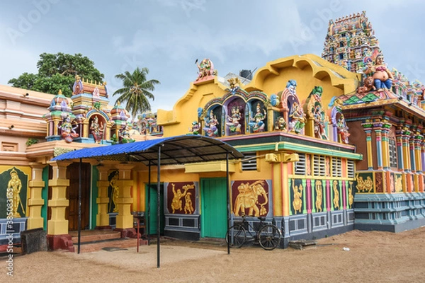 Fototapeta Colorful Hindu Temple in Trincomalee, Sri Lanka.