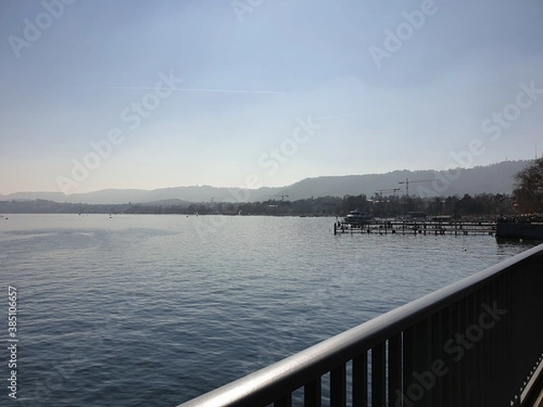 Obraz pier on the river