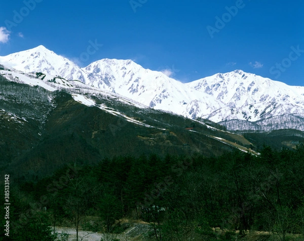 Fototapeta 白馬三山