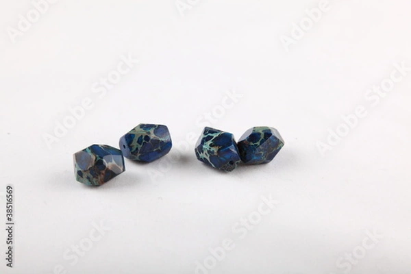 Fototapeta Collection of jasper gemstones