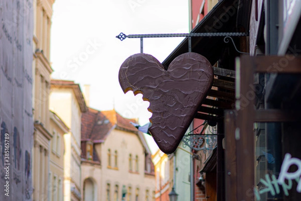 Obraz heart on the wall