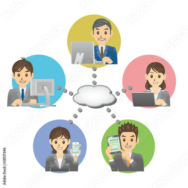 Obraz クラウドコンピューティング