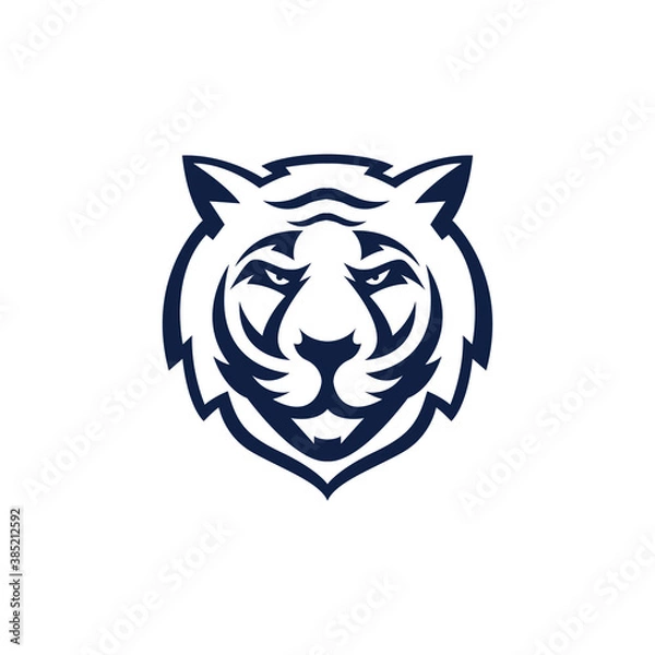 Obraz Brave Tiger Mascot Vector Design