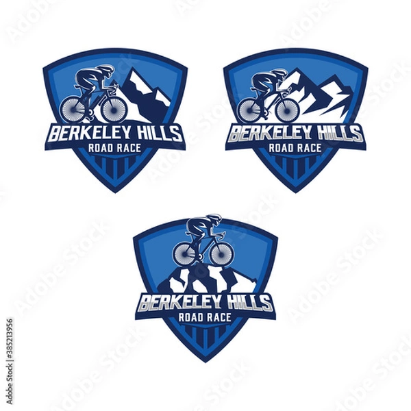 Obraz Emblem Logo For Bicycle Racing Sporting Events