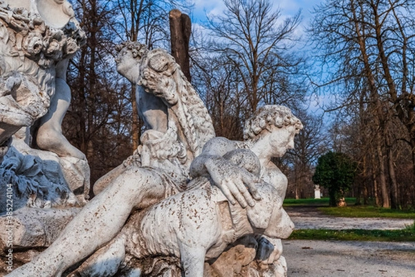 Obraz Statue, Parco Ducale, Parma