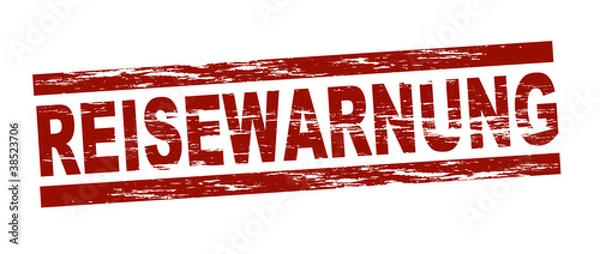 Obraz Reisewarnung