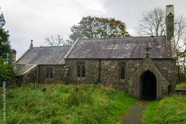 Fototapeta old abandoned church