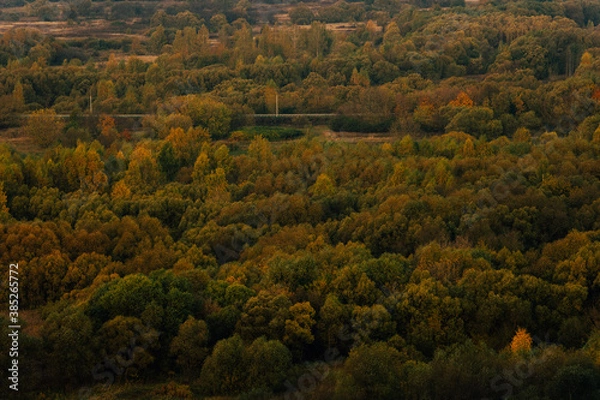 Fototapeta autumn in the mountains
