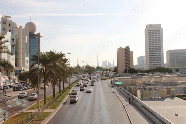 Fototapeta downtown city  Dubai 2014