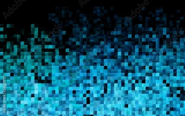 Fototapeta Dark Blue, Green vector texture in rectangular style.