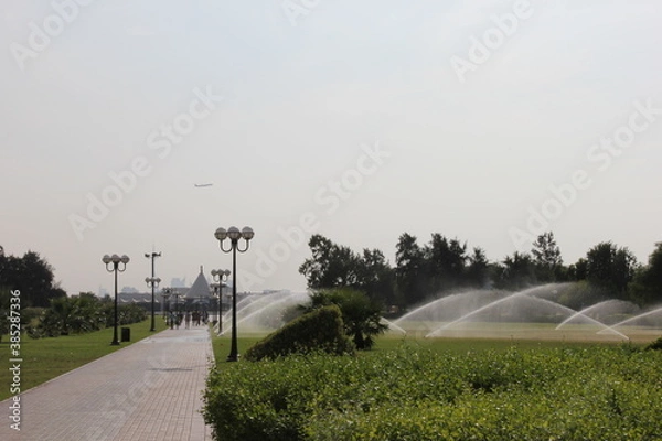 Obraz rain on the river  Dubai 2014