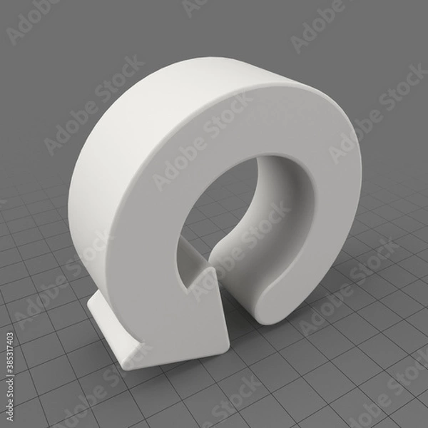 Fototapeta Refresh symbol