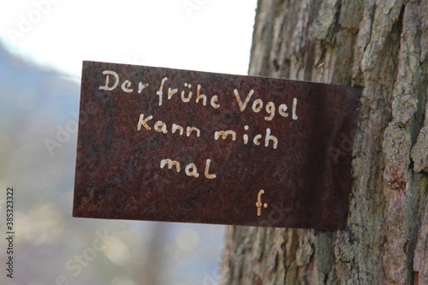 Obraz Der frühe Vogel
