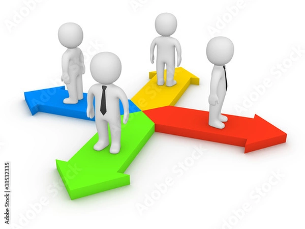 Fototapeta Different directions