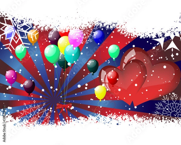 Obraz St. Valentine's day card