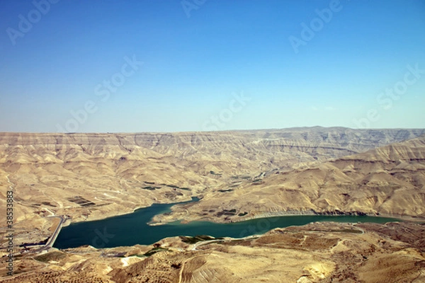 Obraz Dam in the desert